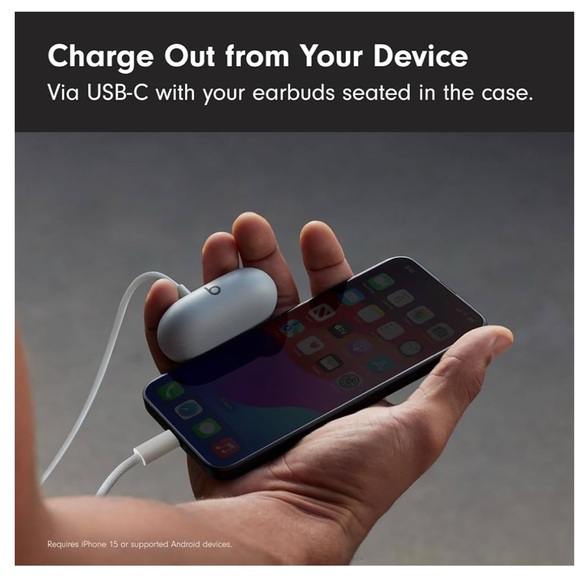 Beats Solo Buds - Wireless Bluetooth Apple & Android Compatibility “Storm Gray” - Picture 7 of 10